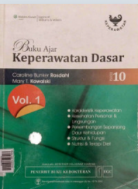 Buku ajar keperawatan dasar vol. 1 e/10 (bks)