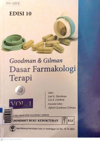 Goodman dan gilman dasar farmakologi terapi vol 1 edisi 10